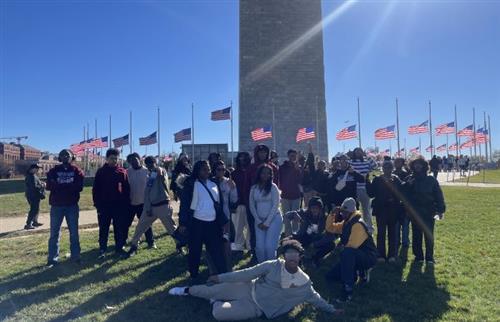  Band posing in Washington